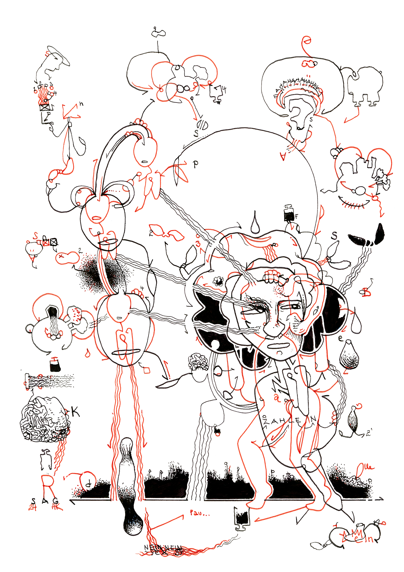 Hannes Kater Tageszeichnung (Zeichnung/drawing) vom 20.05.2024 (1414 x 2000 Pixel)