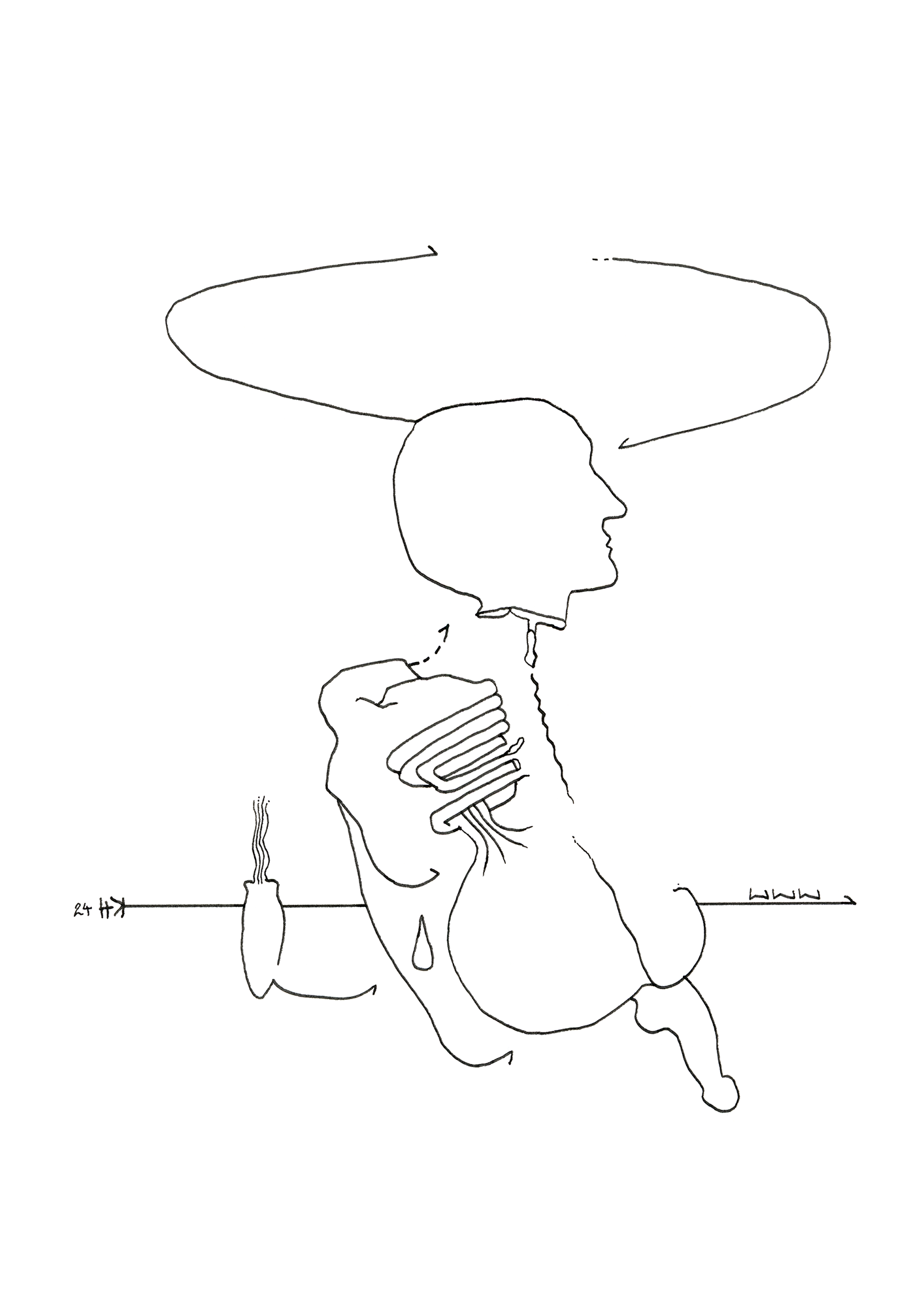 Hannes Kater Tageszeichnung (Zeichnung/drawing) vom 11.06.2024 (1414 x 2000 Pixel)