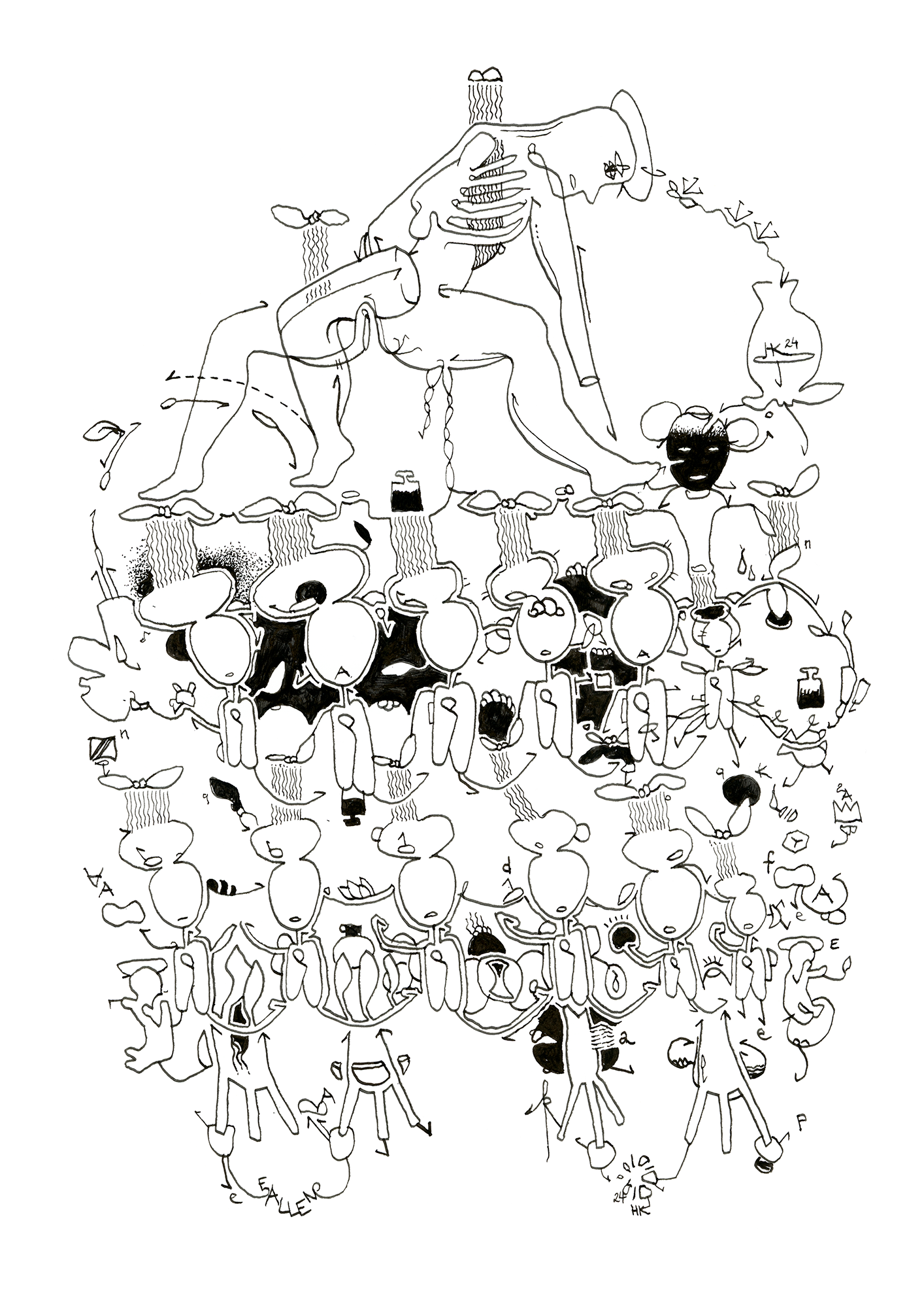 Hannes Kater Tageszeichnung (Zeichnung/drawing) vom 27.12.2024 (1414 x 2000 Pixel)