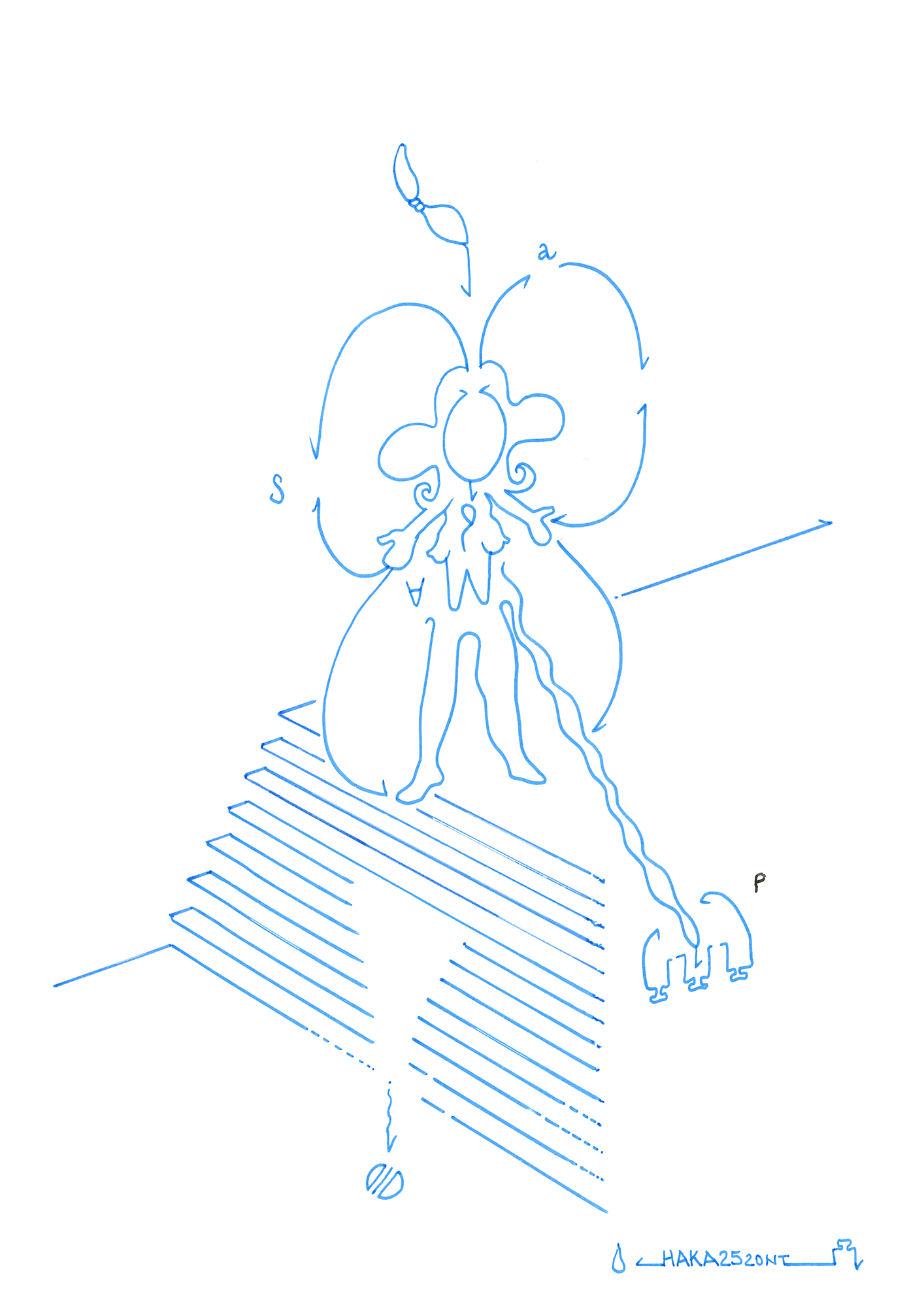 Hannes Kater Tageszeichnung (Zeichnung/drawing) vom 18.03.2025 (1414 x 2000 Pixel)