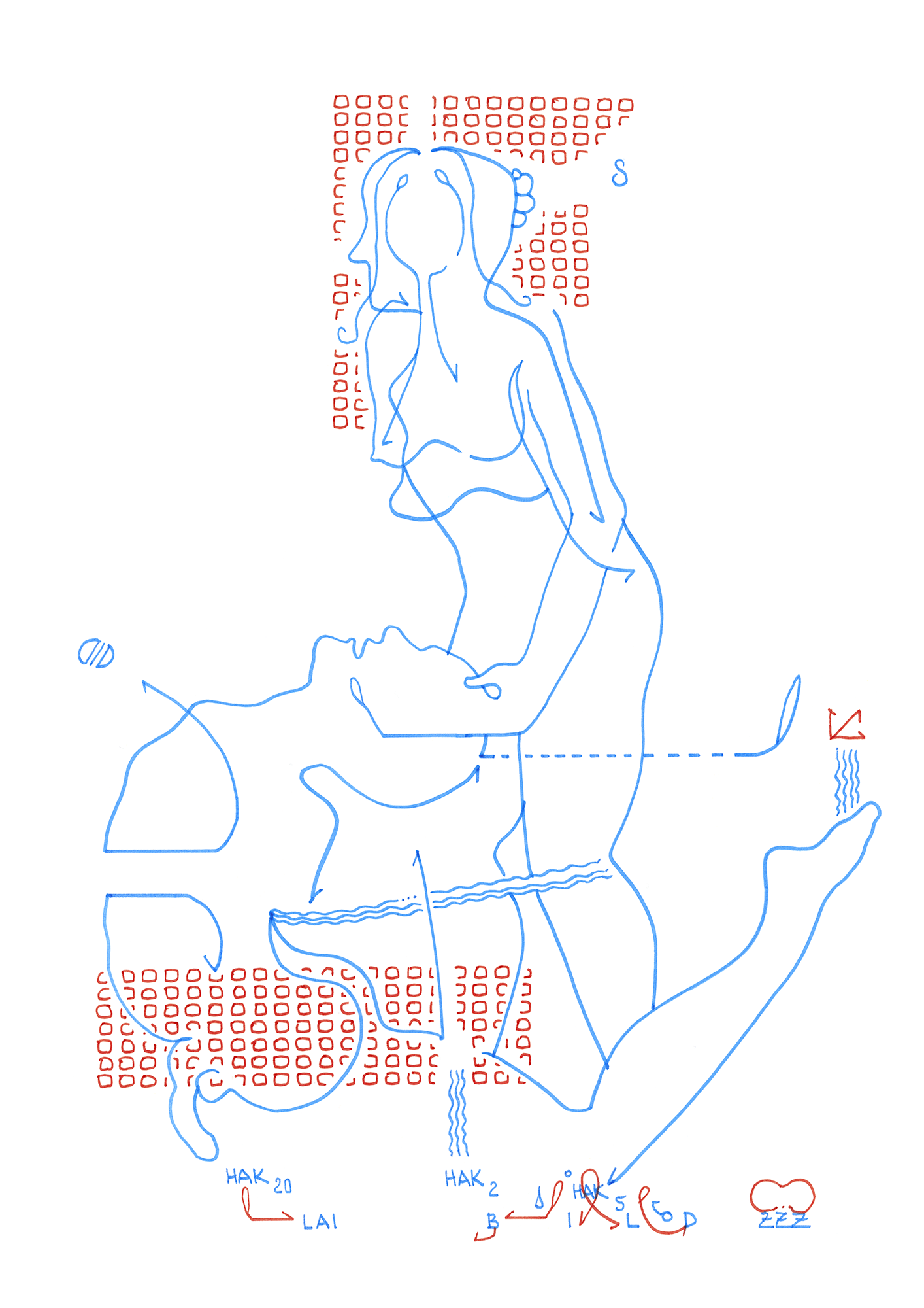 Hannes Kater  Tageszeichnung (Zeichnung/drawing) vom 25.04.2025 (1414 x 2000 Pixel)