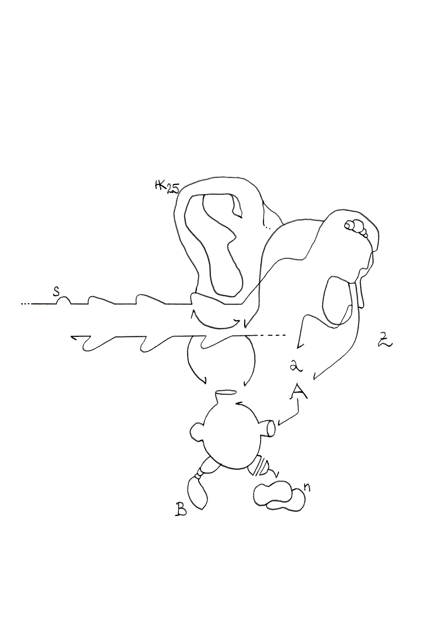 Hannes Kater  Tageszeichnung (Zeichnung/drawing) vom 20.05.2025 (1414 x 2000 Pixel)