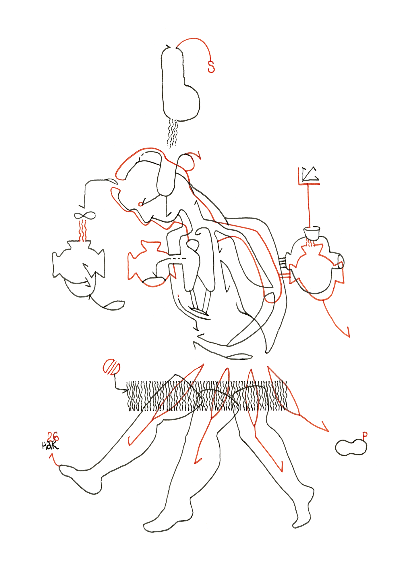 Hannes Kater  Tageszeichnung (Zeichnung/drawing) vom 12.03.2026 (1414 x 2000 Pixel)