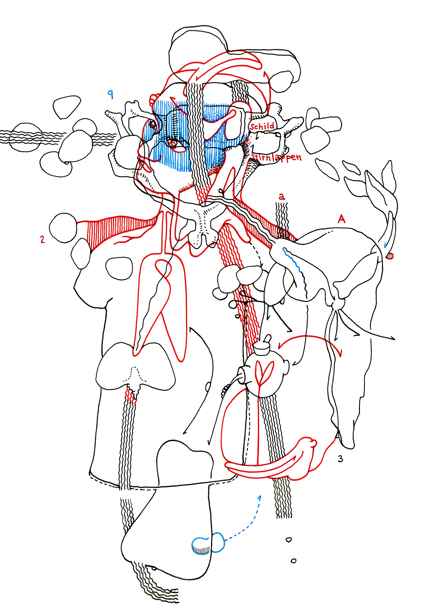 Hannes Kater  Tageszeichnung (Zeichnung/drawing) vom 20.11.2014 (1414 x 2000 Pixel)