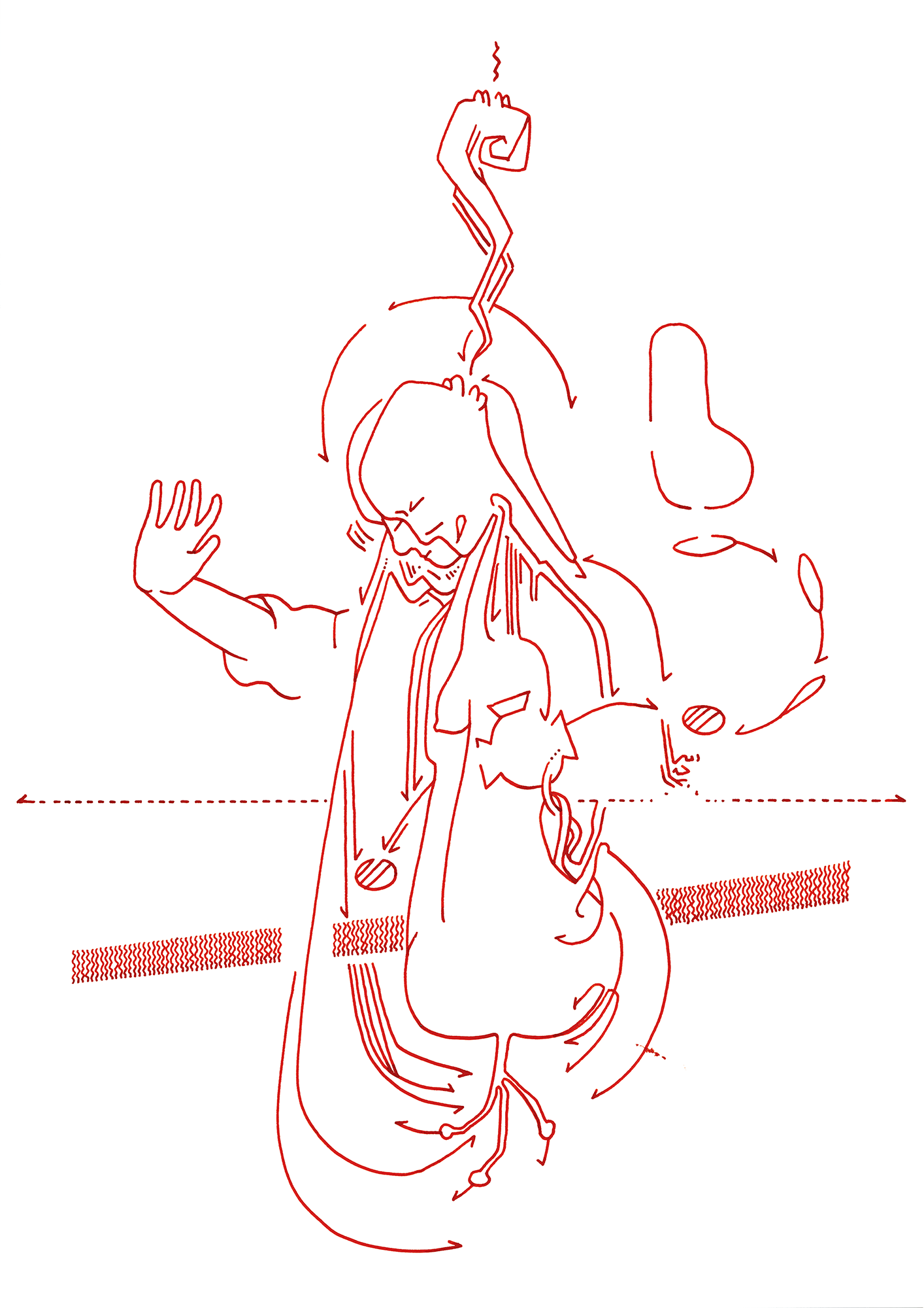 Hannes Kater  Tageszeichnung (Zeichnung/drawing) vom 10.09.2015 (1414 x 2000 Pixel)