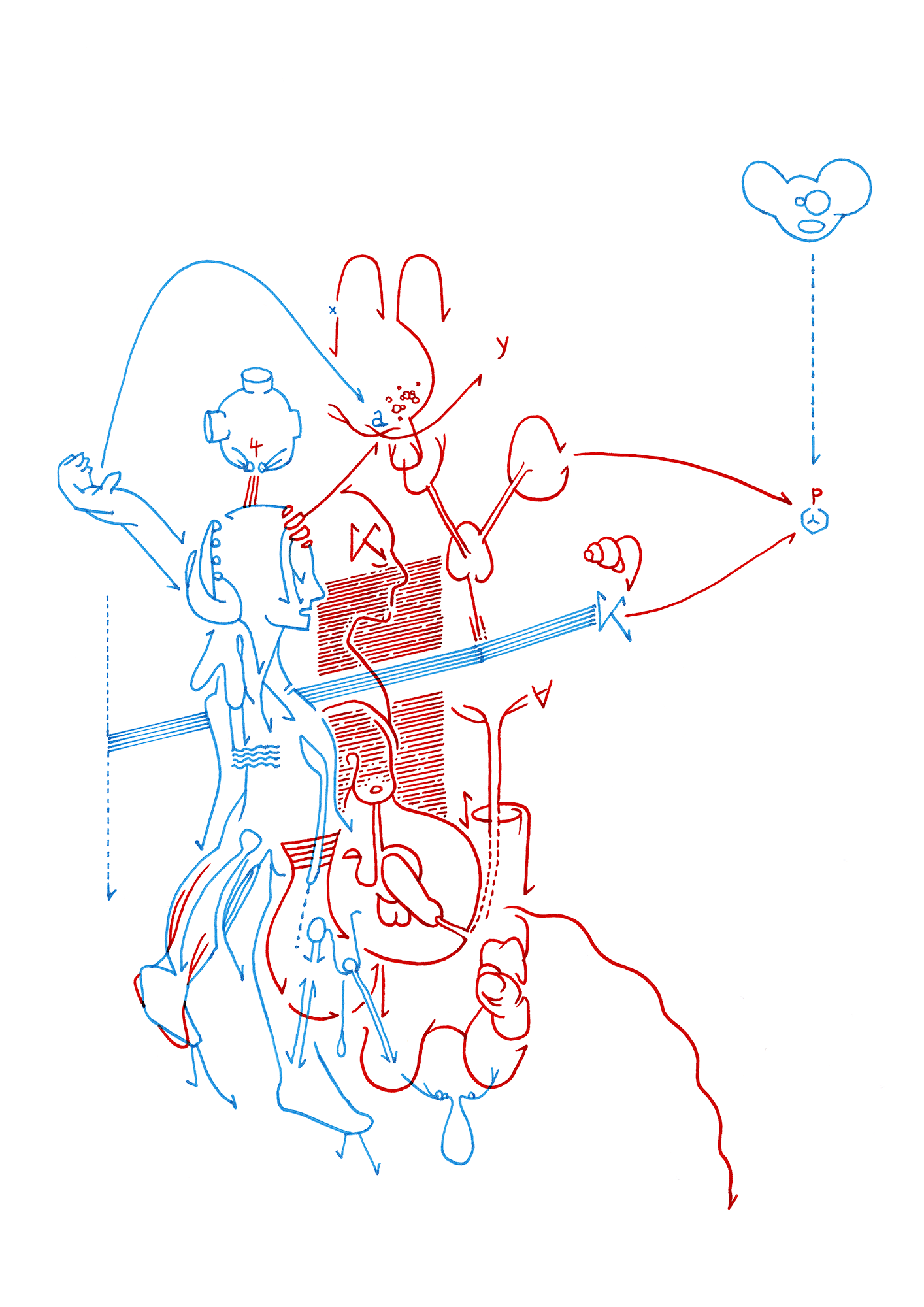 Hannes Kater  Tageszeichnung (Zeichnung/drawing) vom 22.10.2015 (1414 x 2000 Pixel)