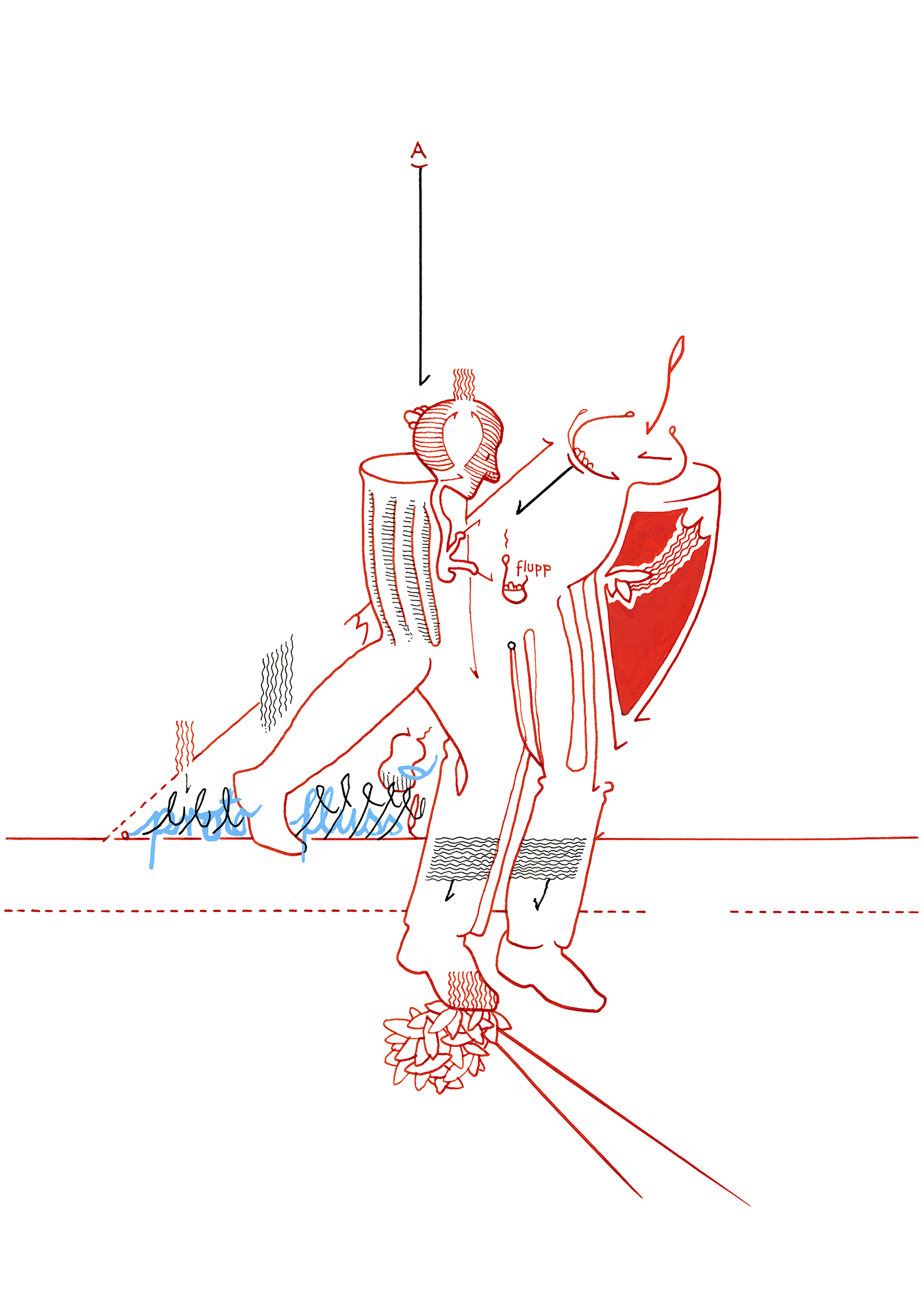 Hannes Kater  Tageszeichnung (Zeichnung/drawing) vom 04.10.2019 (1414 x 2000 Pixel)