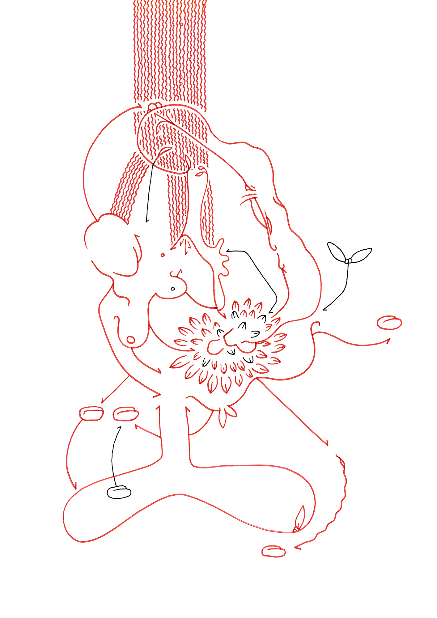 Hannes Kater  Tageszeichnung (Zeichnung/drawing) vom 25.11.2019 (1414 x 2000 Pixel)