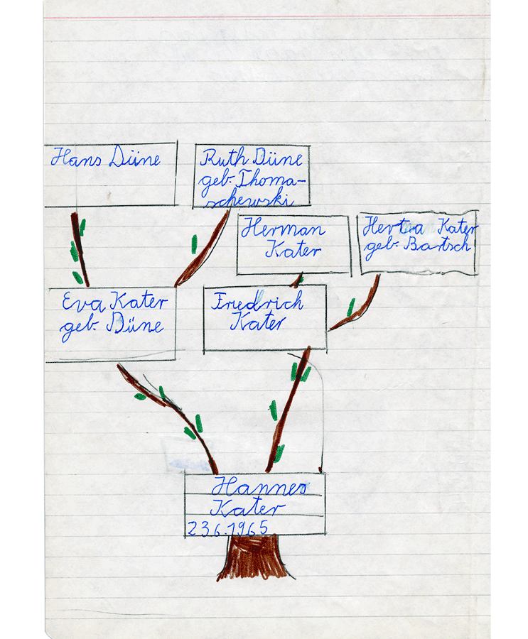 Hannes Kater  Zeichnung, 1973