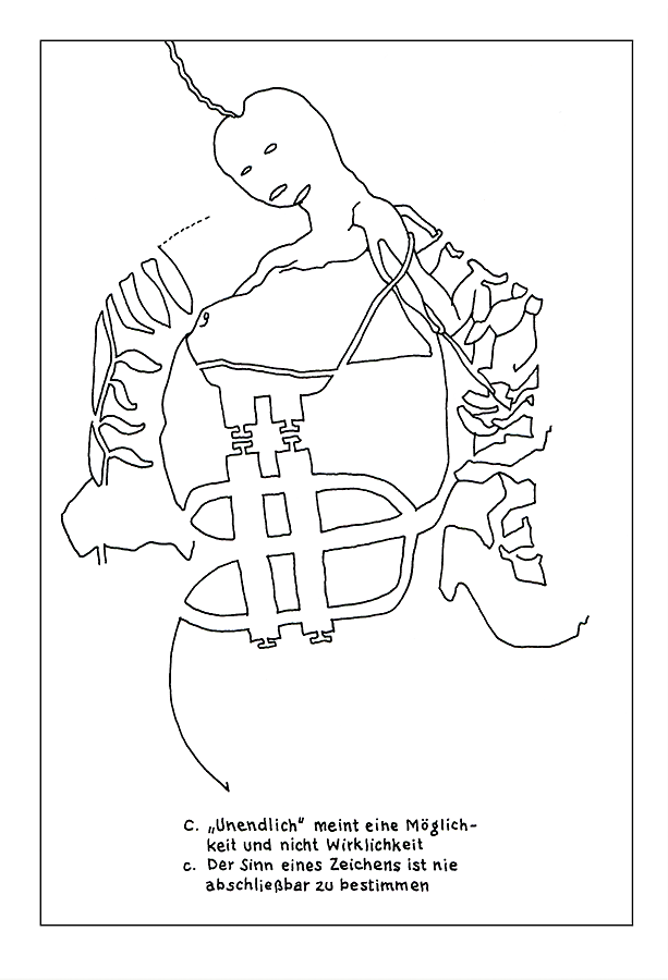 Aus: Blaues Epitome,  erste Fassung, 2013 - f&uuml;r ZigZag, Stuttgart