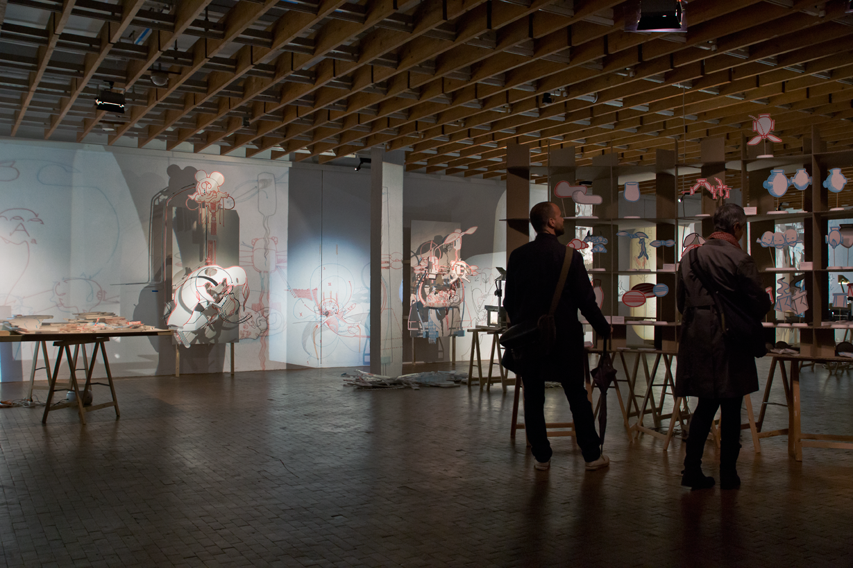 Hannes Kater: Station 08 "Paarwerdung" von "&uuml;berbrechen", Akademie der K&uuml;nste, Hanesatenweg 2012