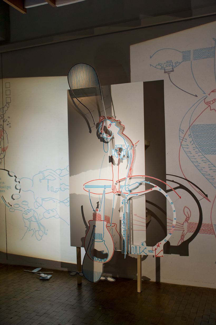 Hannes Kater: Station 11 "Stramm" f&uuml;r "&uuml;berbrechen", Akademie der K&uuml;nste, Hanesatenweg 2012