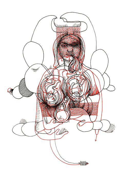 Hannes Kater - Zeichnung f&uuml;r den 11-01-2008