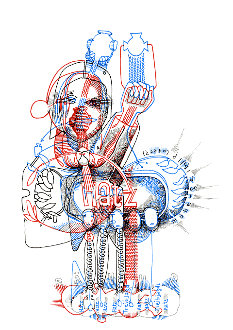 Hannes Kater - Zeichnung f&uuml;r den 15-01-2008