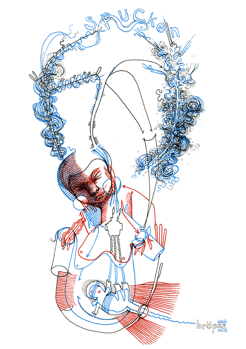 Hannes Kater - Zeichnung f&uuml;r den 21-01-2008