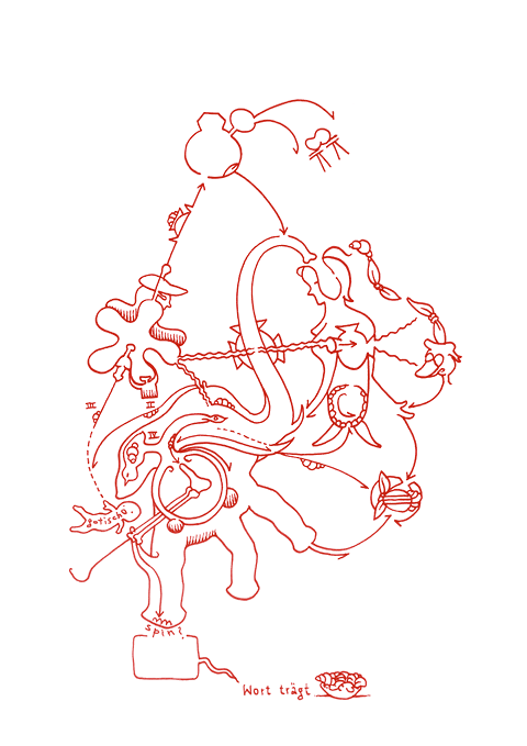 Hannes Kater - Zeichnung f&uuml;r den 11-02-2008