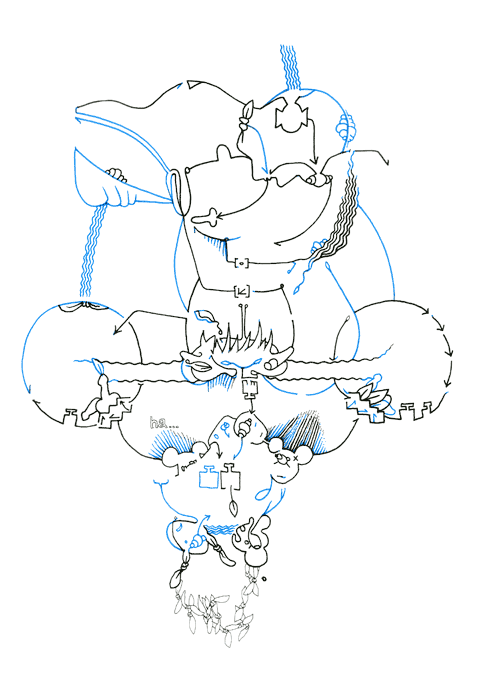 Hannes Kater - Zeichnung f&uuml;r den 19-02-2008