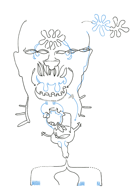 Hannes Kater - Zeichnung f&uuml;r den 22-02-2008