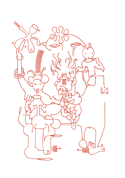 Hannes Kater - Zeichnung f&uuml;r den 02-03-2008