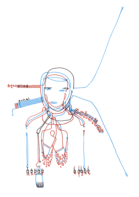 Hannes Kater - Zeichnung f&uuml;r den 24-03-2008