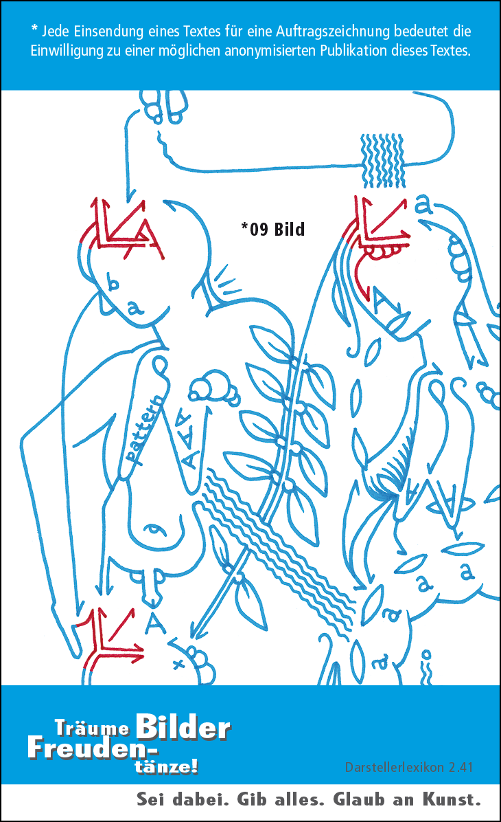 Hannes Kater: Auftragsk&auml;rtchen *09 Bild, R&uuml;ckseite, Version von 2010