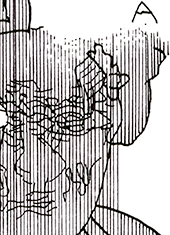 Hannes Kater  Detail einer Zeichnung aus dem Mai 2024