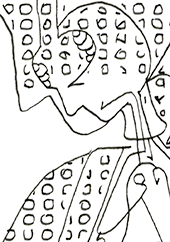 Hannes Kater  Detail einer Zeichnung aus dem Juni 2024