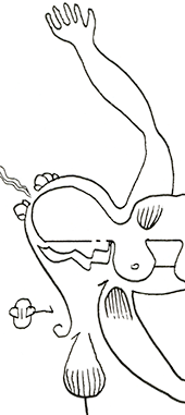 Hannes Kater  Detail einer Zeichnung aus dem Oktober 2024