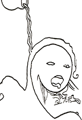 Hannes Kater  Detail einer Zeichnung aus dem September 2024