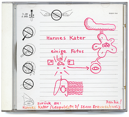 Cover f&uuml;r selbst gebrannte CD aus dem Jahr 1997 von Hannes Kater