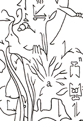 Hannes Kater  Detail einer Zeichnung aus dem November 2024