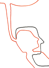 Hannes Kater  Detail einer Zeichnung aus dem September 2023