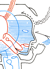 Hannes Kater  Detail einer Zeichnung aus dem September 2023