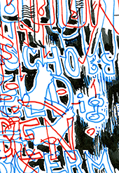 Hannes Kater  Detail einer Tageszeichnung, Oktober 2022