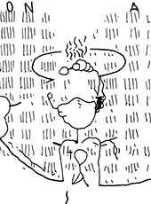 Hannes Kater  Detail einer Tageszeichnung, 2021