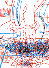 Hannes Kater  Detail einer Tageszeichnung, September 2022