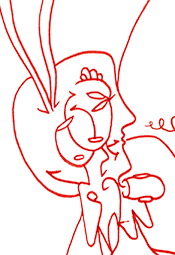 Hannes Kater  Detail einer Tageszeichnung, September 2022