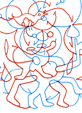 Hannes Kater  Detail einer Tageszeichnung, Oktober 2022