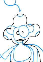 Hannes Kater  Detail einer Tageszeichnung