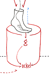 Hannes Kater  Detail einer Tageszeichnung