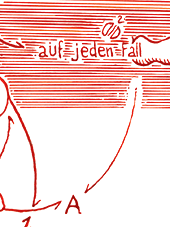 Hannes Kater  Detail einer Tageszeichnung auf Instagram, 2021