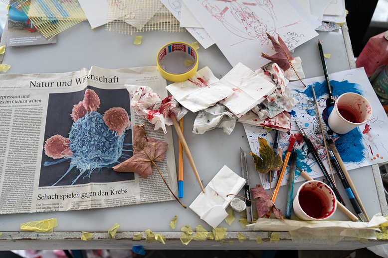 Hannes Kater: 3D Modell der Station Bild/Text/Technobild  A Theory in Action f&uuml;r Universalienforschung