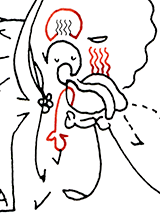 Hannes Kater  Detail einer Tageszeichnung