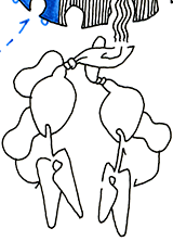 Hannes Kater  Detail einer Tageszeichnung