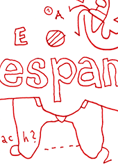 Hannes Kater  Detail einer Tageszeichnung aus der 10. KW 2020 auf Instagram