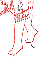 Hannes Kater  Detail Instagram-Zeichnung vom 29.07.2018