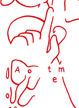 Hannes Kater  Detail Instagram-Zeichnung vom 01.12.2018