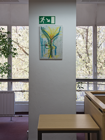 Kunst mit Pfeil, Heinrich B&ouml;ll Bibliothek, Berlin