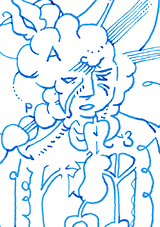 Hannes Kater  Detail Tageszeichnung vom 30.03.2018