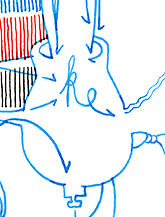 Hannes Kater  Detail Tageszeichnung vom 25.04.2018